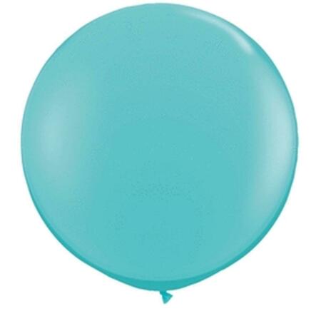 ANAGRAM 36 in. Caribbean Blue Latex Balloon 70512